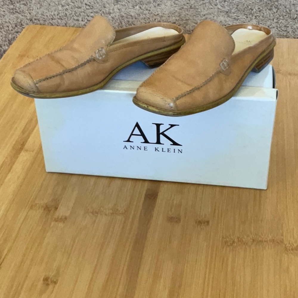 Anne Klein Varsity AK mules with original box.  Size 7.5.